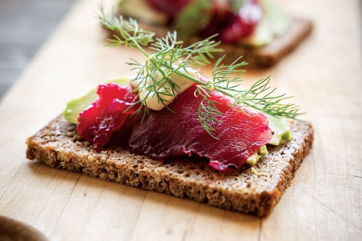 Beet Cured Arctic Char